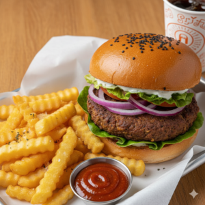 Shami Burger & Fries