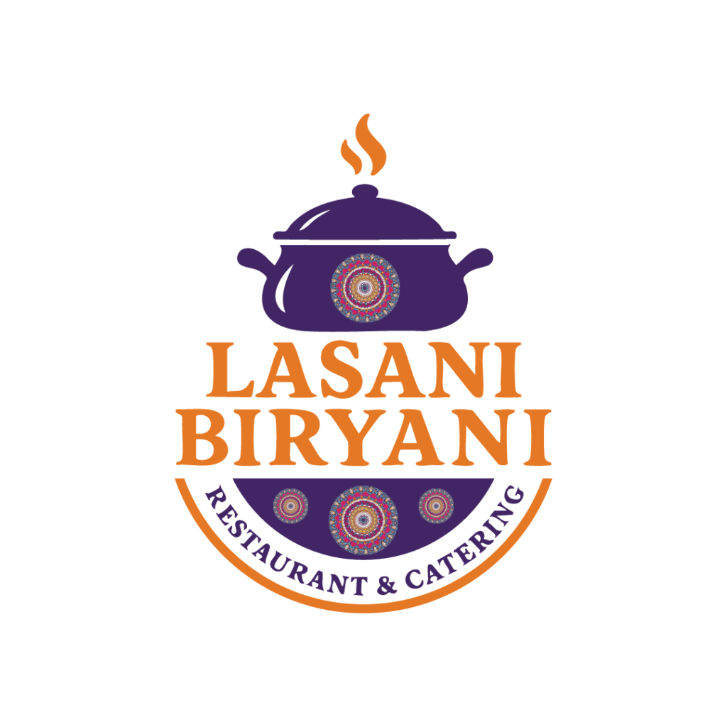 lasani biryani logo design
