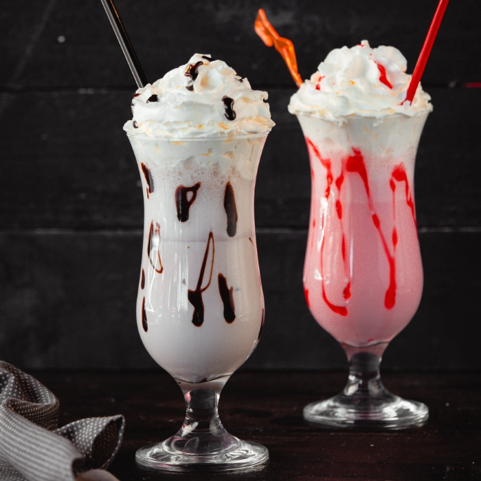 Milkshakes (Oreo, Bisscoff, Chocolate, Vanilla, Strawberry, Mango)