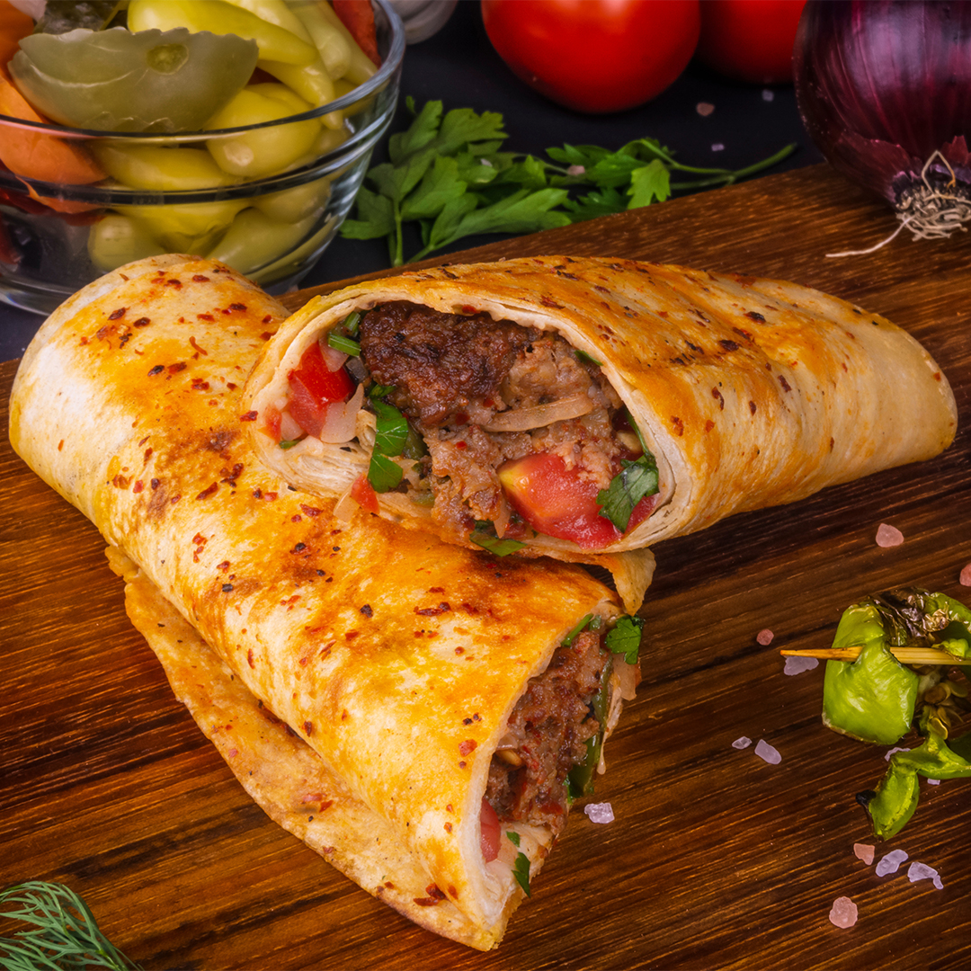 Single or Double Kebab Roll