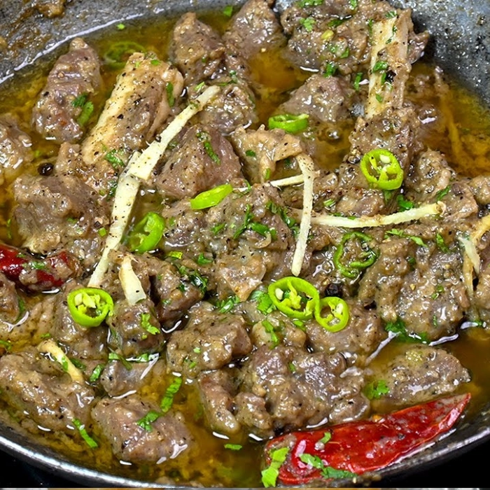 Black Pepper Lamb Karahi